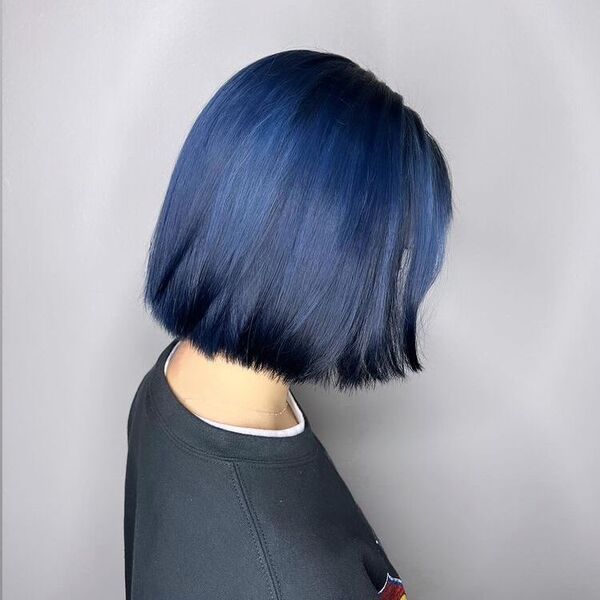 From Royal Blue to Midnight: 50 Black Blue Hair Styles