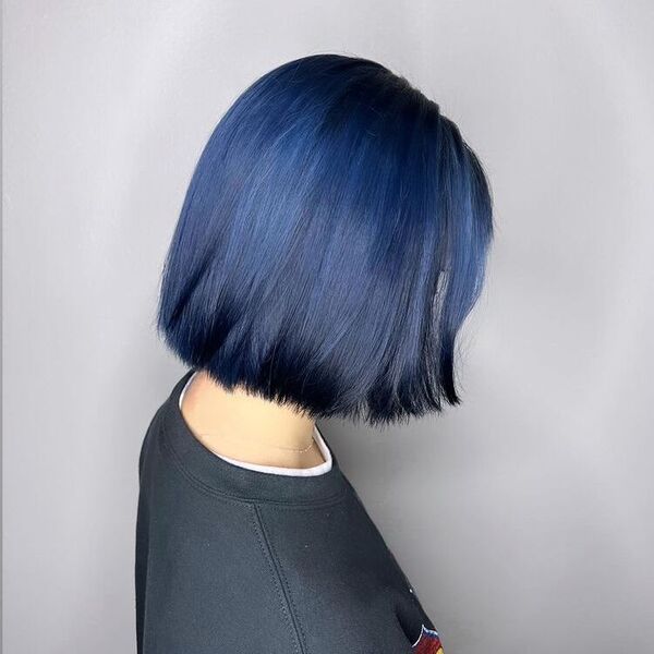 50 Black Blue Hair Color Ideas for 2024