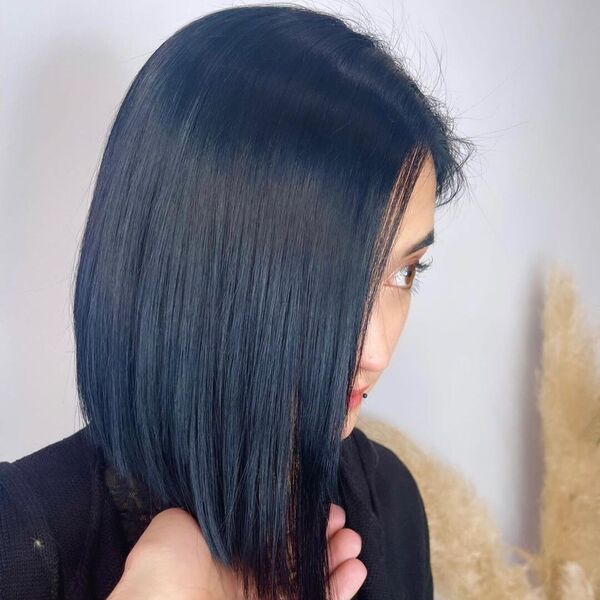 From Royal Blue to Midnight: 50 Black Blue Hair Styles