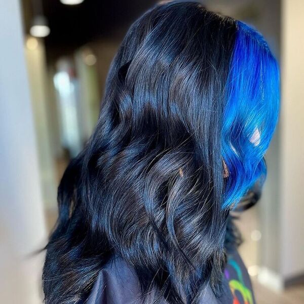 From Royal Blue to Midnight: 50 Black Blue Hair Styles