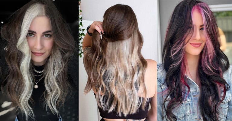 51 Peekaboo Hairstyles: A Colorful Guide to Bold Hair Statements