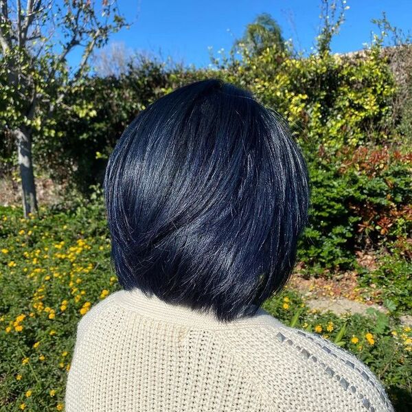From Royal Blue to Midnight: 50 Black Blue Hair Styles