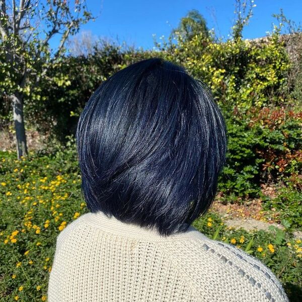 50 Black Blue Hair Color Ideas for 2024