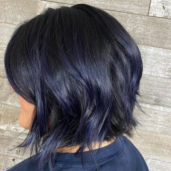 From Royal Blue to Midnight: 50 Black Blue Hair Styles