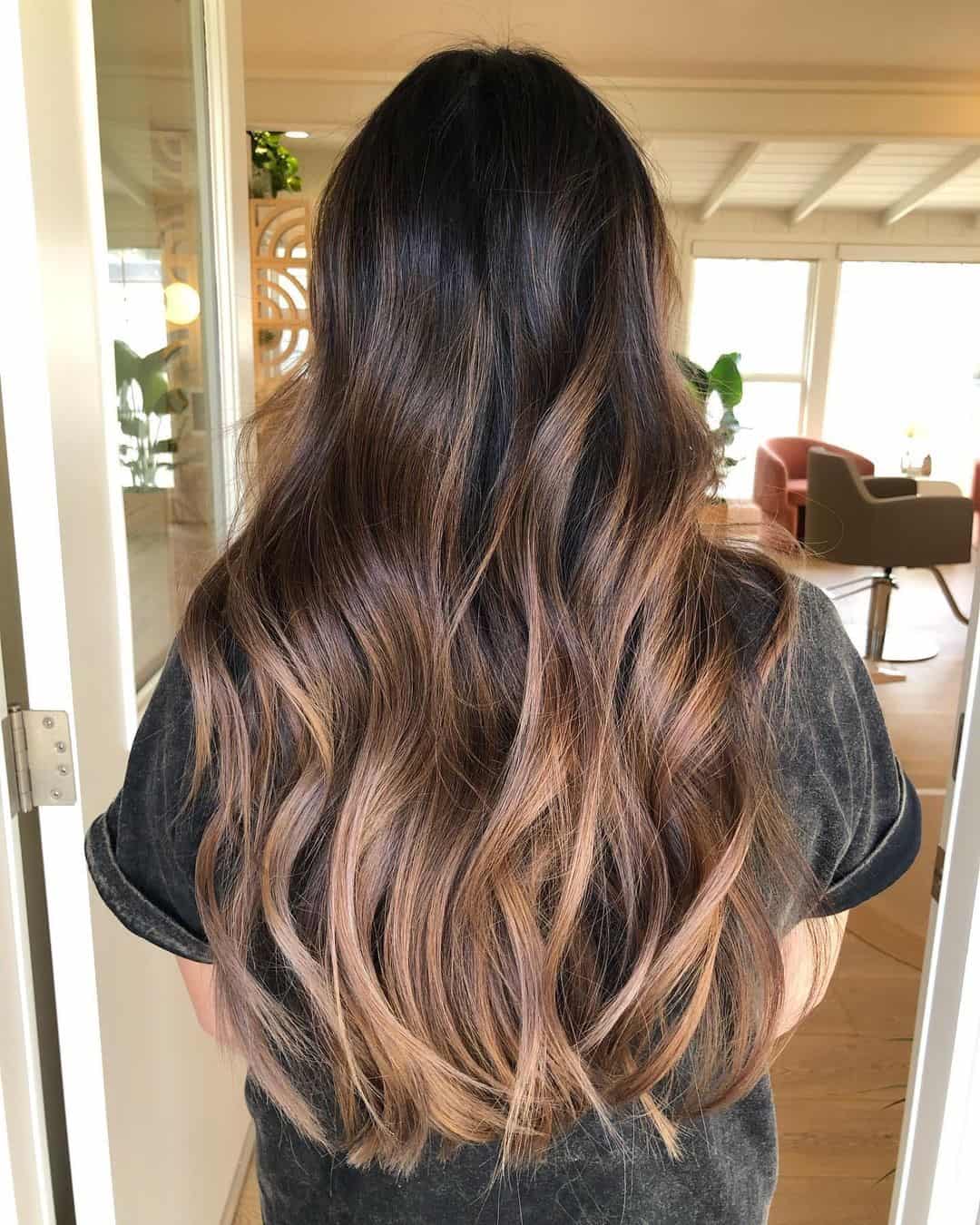 30 Balayage Highlights For Dark Hair