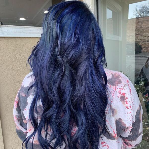 50 Black Blue Hair Color Ideas for 2023