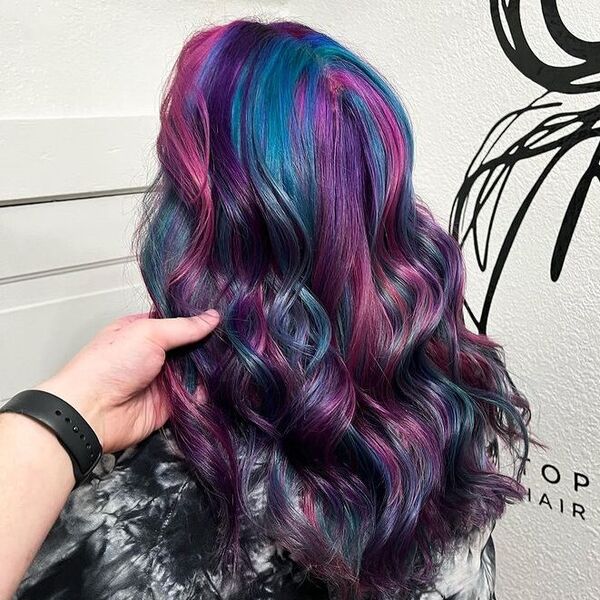 From Royal Blue to Midnight: 50 Black Blue Hair Styles