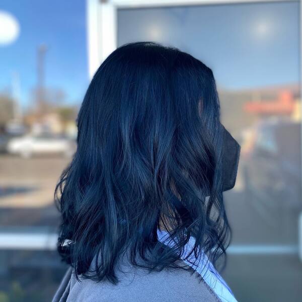From Royal Blue to Midnight: 50 Black Blue Hair Styles