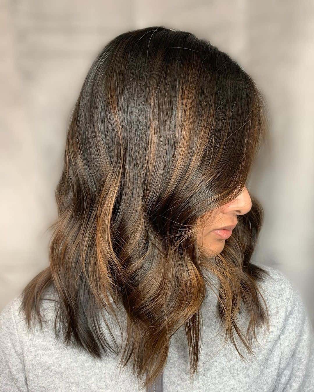 30 Balayage Highlights For Dark Hair