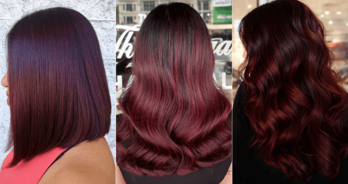 35 Sexy Dark Red Hair Color Ideas