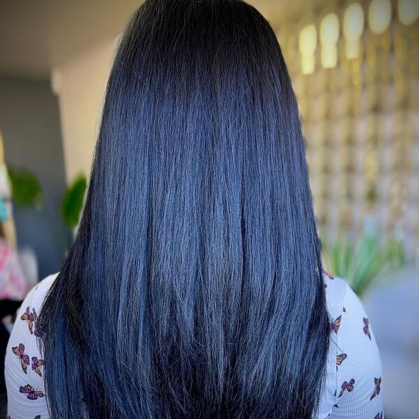 From Royal Blue to Midnight: 50 Black Blue Hair Styles
