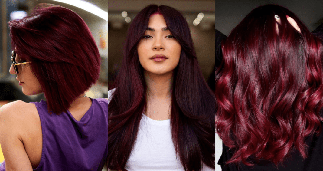 41 Stunning Dark Red Hair Ideas for 2024