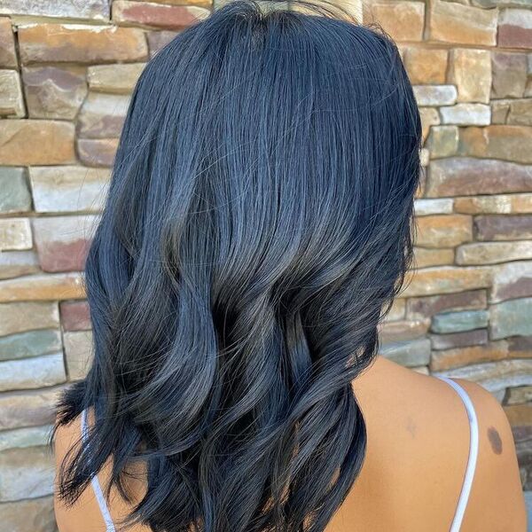 From Royal Blue to Midnight: 50 Black Blue Hair Styles