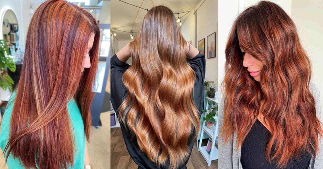 Enhance Your Style: Copper Highlights for Dark Brown Hair