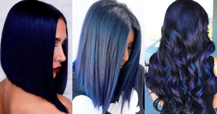 50 Best Blue Black Hair Color Combinations For Deep And Vibrant Looks