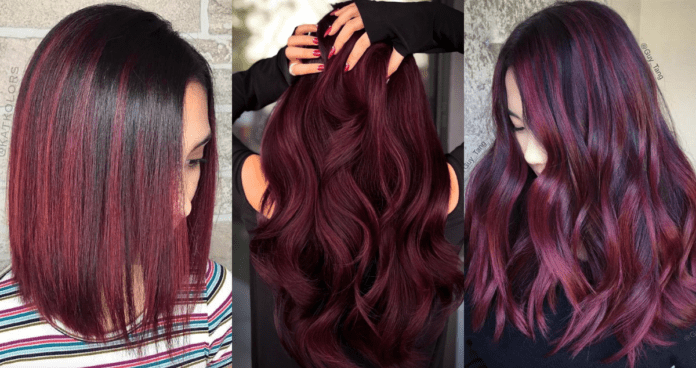 63 Yummy Burgundy Hair Color Ideas