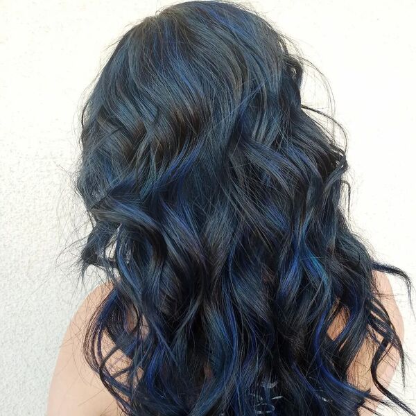50 Black Blue Hair Color Ideas for 2023