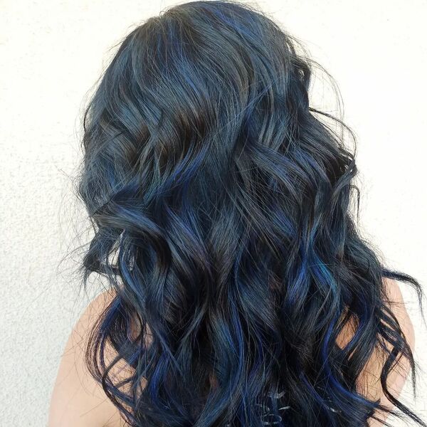 From Royal Blue to Midnight: 50 Black Blue Hair Styles