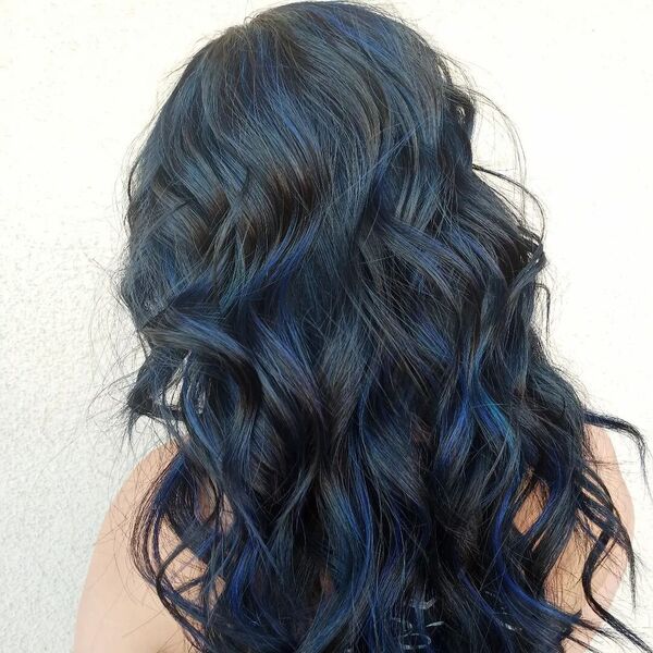 50 Black Blue Hair Color Ideas for 2024