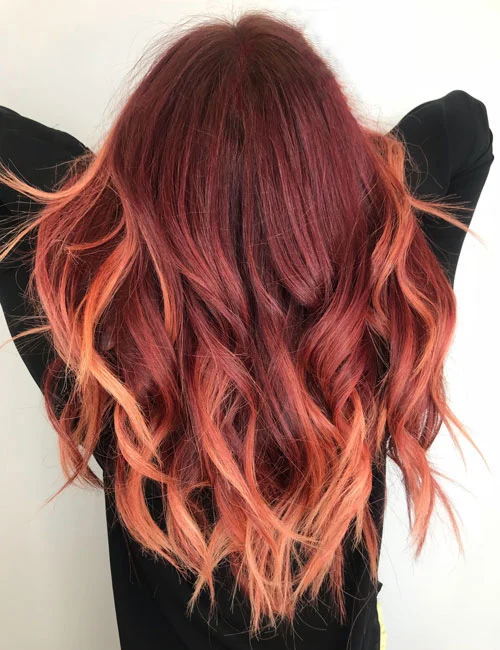 Dark-Red-Hair-With-Copper-Highlights