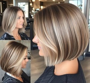 Soft Mocha Blonde Bob Hair