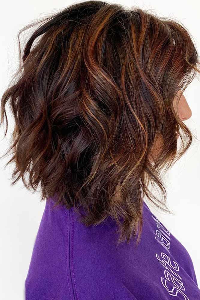 Angled Lob #layeredhaircuts #layeredhair #haircuts 