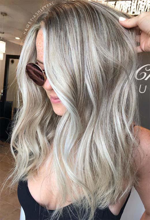 Ash Blonde Hair Color Shades