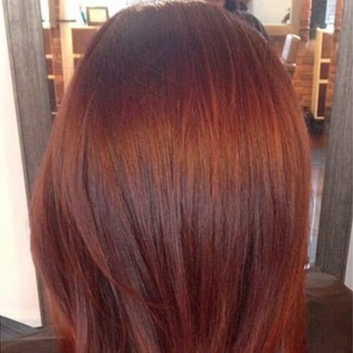 Auburn Red Hair Color