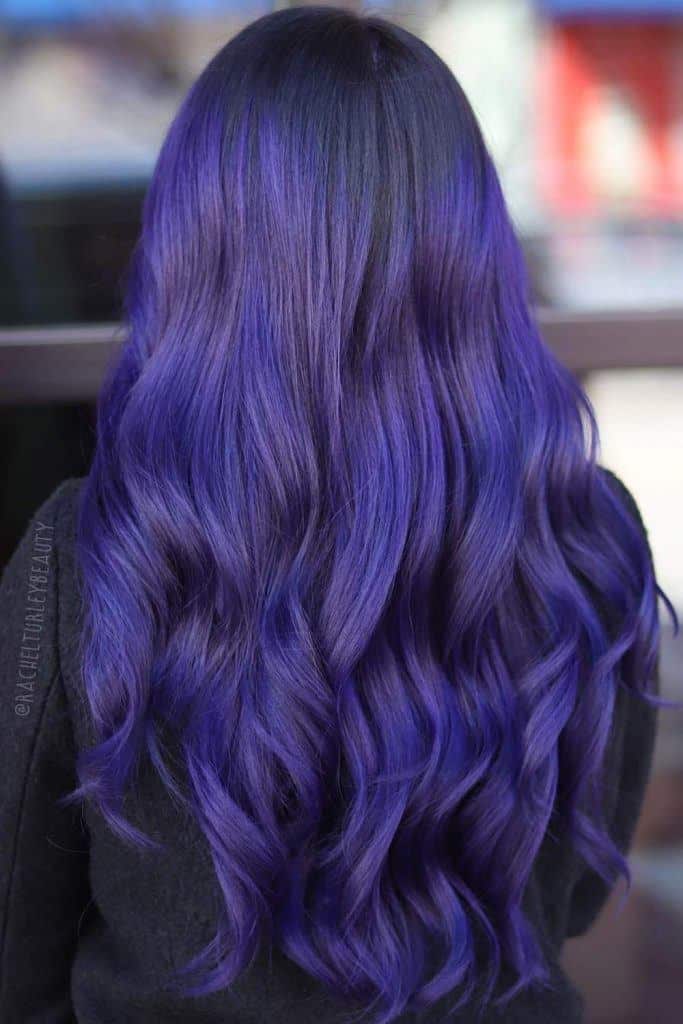 Blue Black Hair