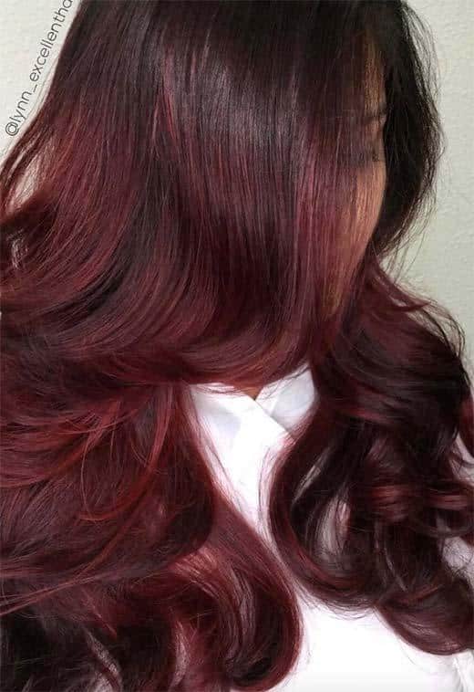 Burgundy Hair Color Shades: Wine/ Maroon/ Burgundy Hair Dye Tips