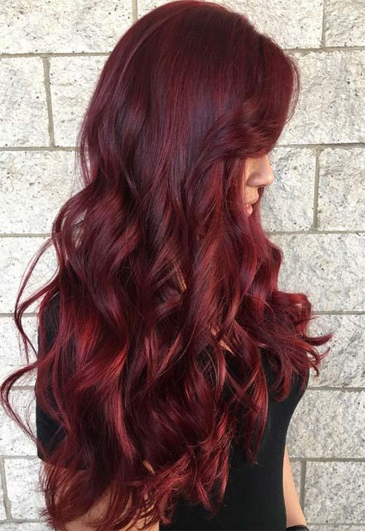 Burgundy Hair Color Shades: Wine/ Maroon/ Burgundy Hair Dye Tips