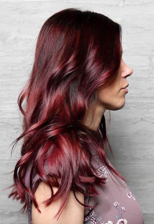 Burgundy Hair Color Shades: Wine/ Maroon/ Burgundy Hair Dye Tips