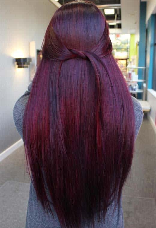 Burgundy Hair Color Shades: Wine/ Maroon/ Burgundy Hair Dye Tips