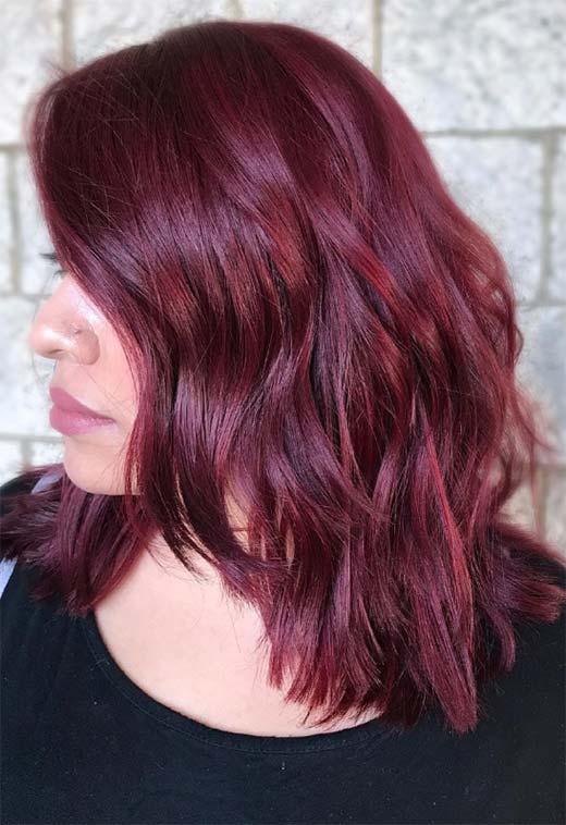 Burgundy Hair Color Shades: Wine/ Maroon/ Burgundy Hair Dye Tips