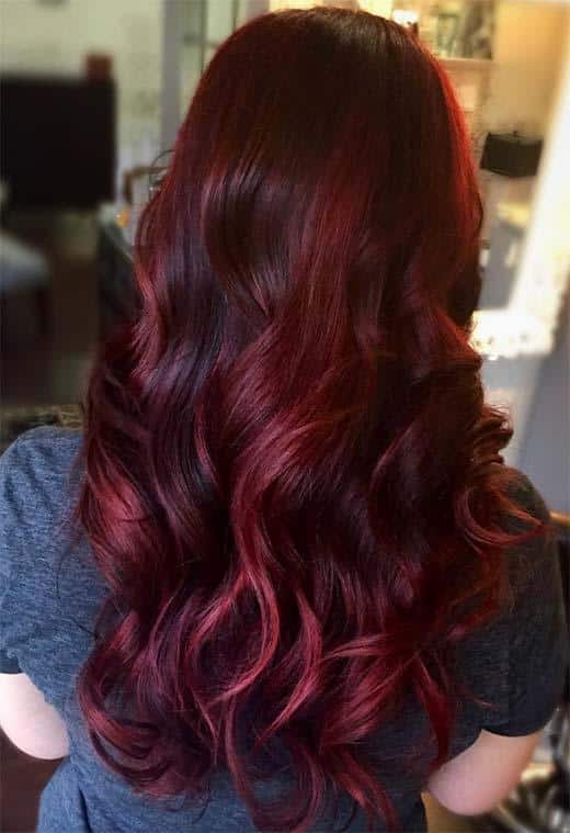 Burgundy Hair Color Shades: Wine/ Maroon/ Burgundy Hair Dye Tips