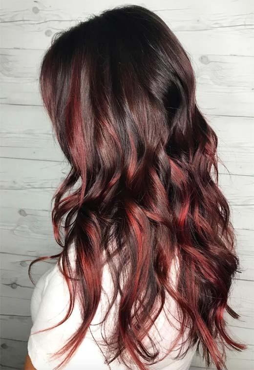 Burgundy Hair Color Shades: Wine/ Maroon/ Burgundy Hair Dye Tips