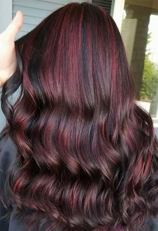 Burgundy Hair Color Shades: Wine/ Maroon/ Burgundy Hair Dye Tips