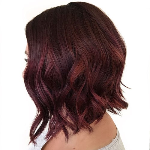 Dark Red Brown Hair