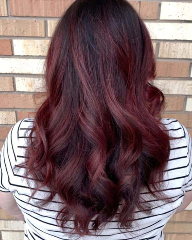 Deep Burgundy Highlights 2