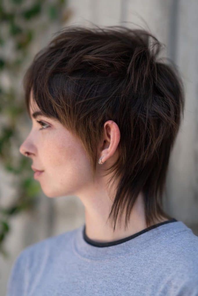 Edgy Short Layered Haircut for Thin Hair