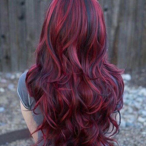 Lowlights Red Hair Idea