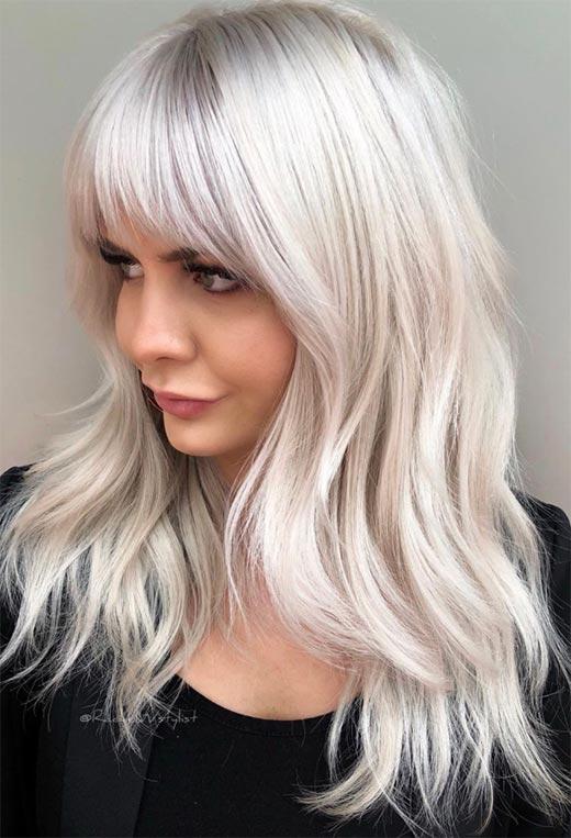 Platinum Blonde Hair Color Shades: Platinum Hair Ideas