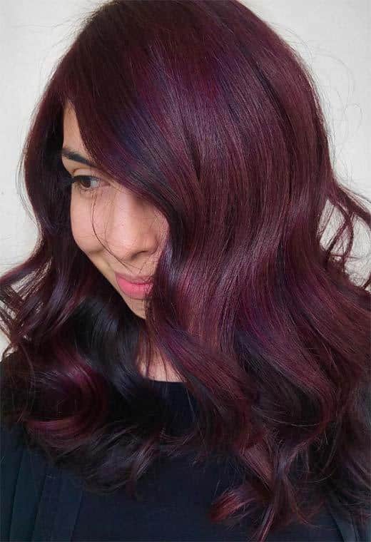 Plum Hair Color Shades: Plum Hair Dye Tips