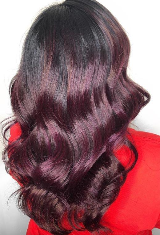 Plum Hair Color Shades: Plum Hair Dye Tips