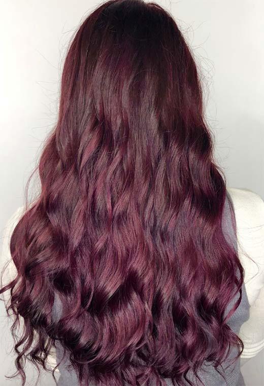 Plum Hair Color Shades: Plum Hair Dye Tips