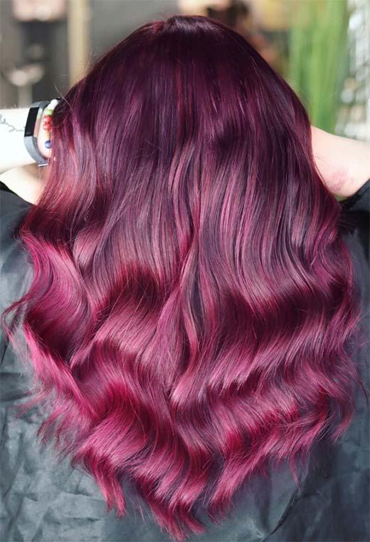 Plum Hair Color Shades: Plum Hair Dye Tips