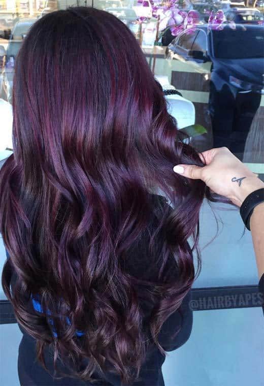 Plum Hair Color Shades: Plum Hair Dye Tips