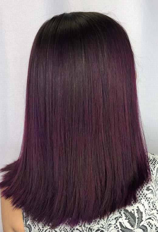 Plum Hair Color Shades: Plum Hair Dye Tips