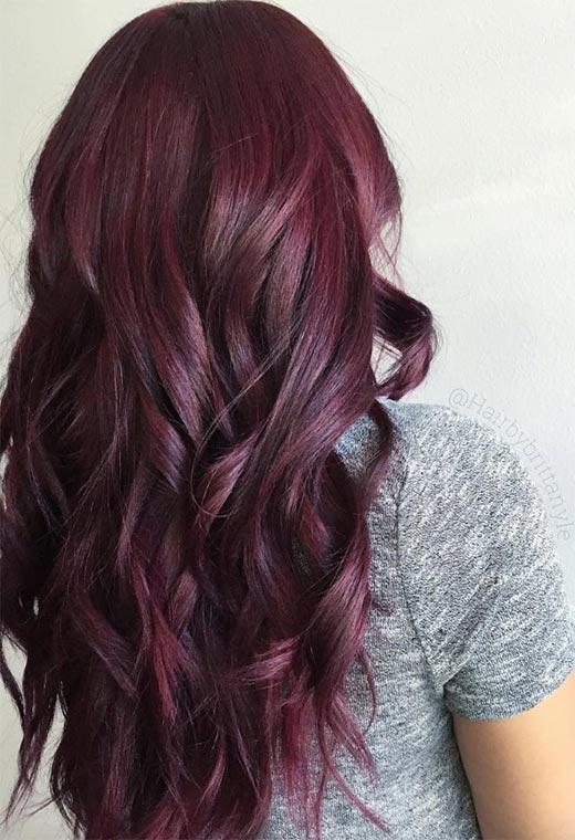 Plum Hair Color Shades: Plum Hair Dye Tips