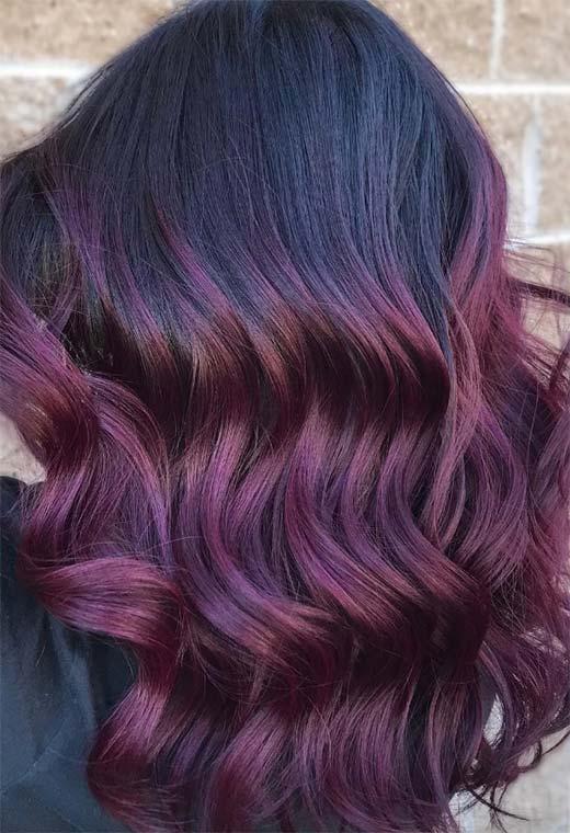 Plum Hair Color Shades: Plum Hair Dye Tips